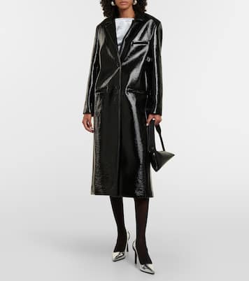 Abrigo sartorial de mezcla de algodón | Courrèges