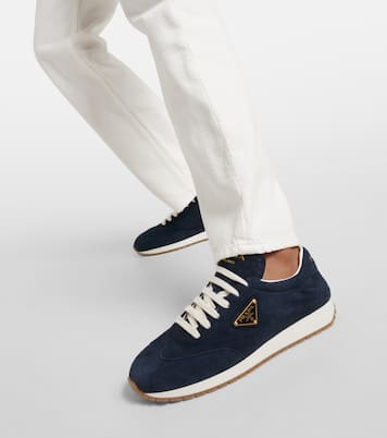 Sneakers Rank aus Veloursleder | Prada