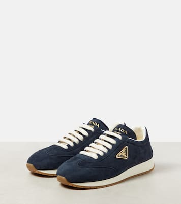 Sneakers Rank aus Veloursleder | Prada
