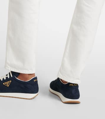Sneakers Rank aus Veloursleder | Prada