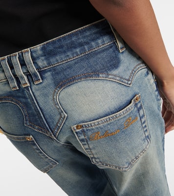 Jeans bootcut a vita media | Balmain