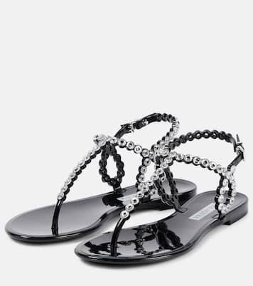 Almost Bare embellished PVC sandals | Aquazzura