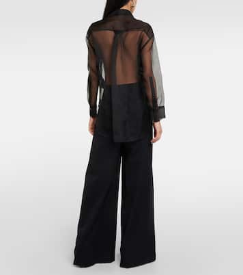 Sheer Opulence silk organza shirt | Dorothee Schumacher