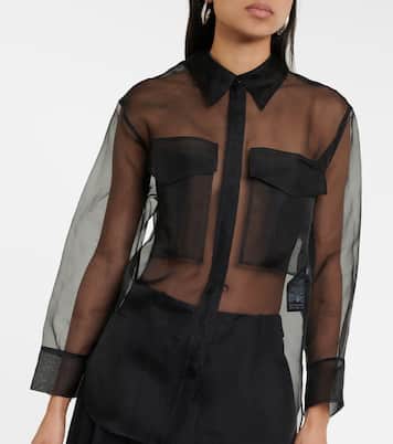 Sheer Opulence silk organza shirt | Dorothee Schumacher