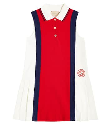 Abito polo in jersey di cotone | Gucci Kids