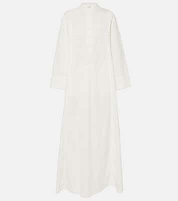 Vestido camisero largo de algodón | Dries Van Noten
