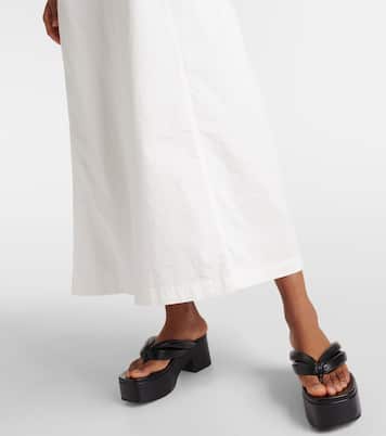 Vestido camisero largo de algodón | Dries Van Noten
