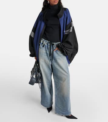 Jeans a gamba larga e vita media | Balenciaga