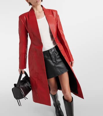 Mantel aus Leder | Acne Studios