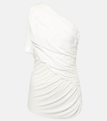 Lilies Amira draped jersey top in white - Rick Owens | Mytheresa