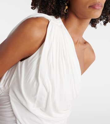 Lilies Amira draped jersey top | Rick Owens