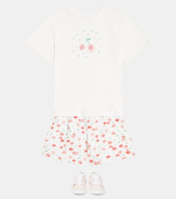 T-shirt Thida in jersey di cotone con stampa | Bonpoint