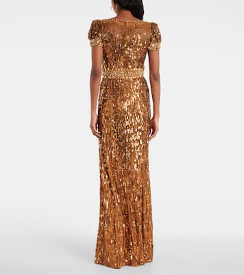 Robe Sungem mit Pailletten | Jenny Packham
