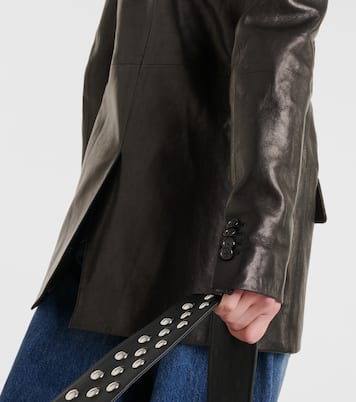 Blazer Jacobson in pelle | Khaite