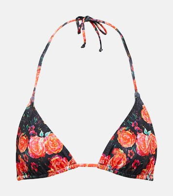 Top bikini a triangolo Bell con stampa | Bananhot