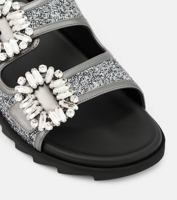 Verzierte Sandalen Slidy Viv’ | Roger Vivier