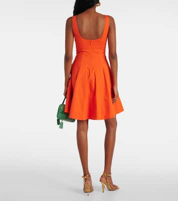 Minikleid Wells aus Baumwollpopeline | Staud
