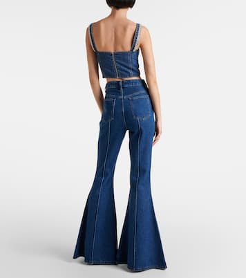 High-Rise Flared Jeans | Self-Portrait