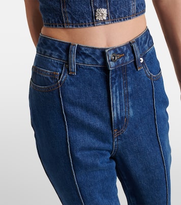 High-Rise Flared Jeans | Self-Portrait