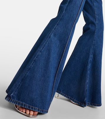 High-Rise Flared Jeans | Self-Portrait