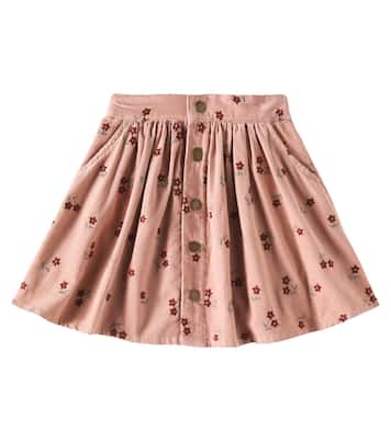 Gonna Blossom in cotone con ricamo | Rylee + Cru