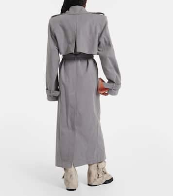 Trenchcoat aus Baumwoll-Canvas | The Attico