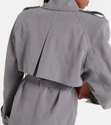 Trenchcoat aus Baumwoll-Canvas | The Attico