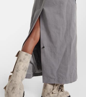 Trenchcoat aus Baumwoll-Canvas | The Attico