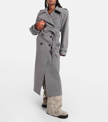 Trenchcoat aus Baumwoll-Canvas | The Attico