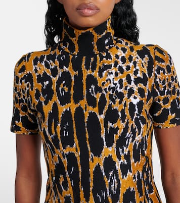 Abito corto in jacquard | Alaïa