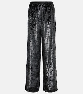 Velvet wide-leg pants | Polo Ralph Lauren