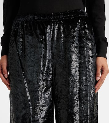 Velvet wide-leg pants | Polo Ralph Lauren