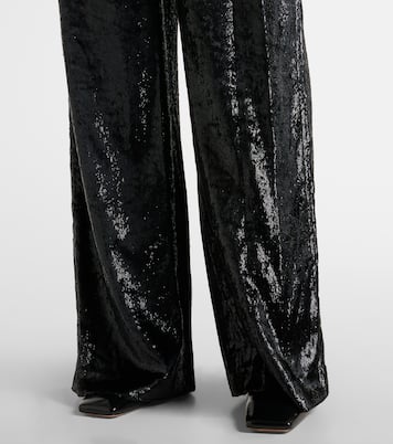 Velvet wide-leg pants | Polo Ralph Lauren