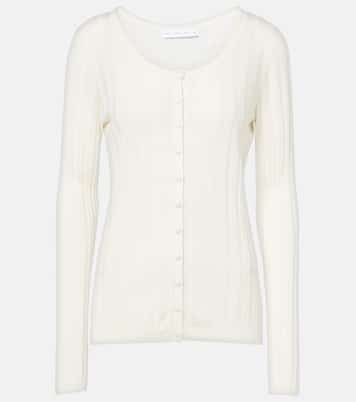 White Label  - Cardigan Hattie in maglia a coste | Proenza Schouler