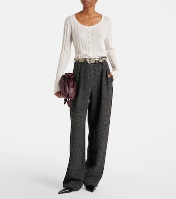 White Label  - Cardigan Hattie in maglia a coste | Proenza Schouler
