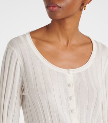 White Label  - Cardigan Hattie in maglia a coste | Proenza Schouler