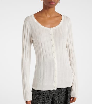 White Label  - Cardigan Hattie in maglia a coste | Proenza Schouler