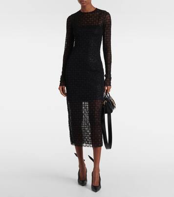 Robe midi Monogram 72 Glitter | Givenchy