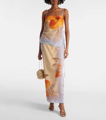 Camisole Serene in seta con stampa | SIR
