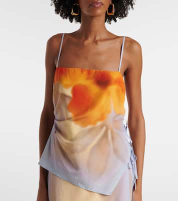 Camisole Serene in seta con stampa | SIR