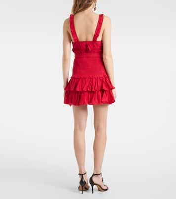 Minigonna Naomi in misto cotone a balze | Marant Etoile