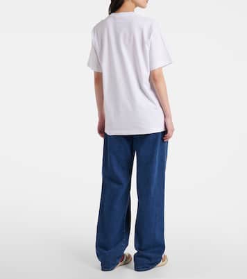 T-shirt in jersey di cotone con logo | Gucci
