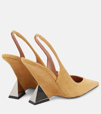 Pumps Cheope in suede con zeppa | The Attico