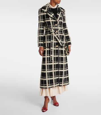 Mossi wool-blend tweed coat | Valentino
