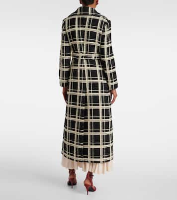 Mossi wool-blend tweed coat | Valentino