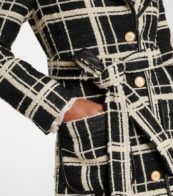 Mossi wool-blend tweed coat | Valentino