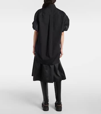 Abito chemisier in popeline e twill | Sacai
