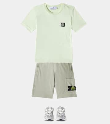 T-shirt Compass in cotone | Stone Island Junior