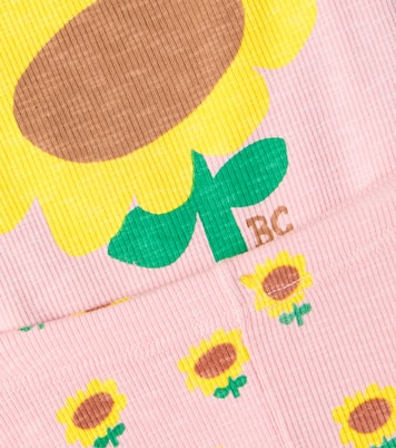 Baby Sunflower cotton-blend bodysuit and leggings set | Bobo Choses