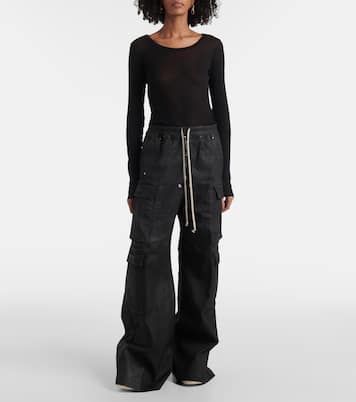 Pantaloni a gamba larga in misto cotone | Rick Owens